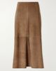 ARMA Melita suede midi skirt - 1