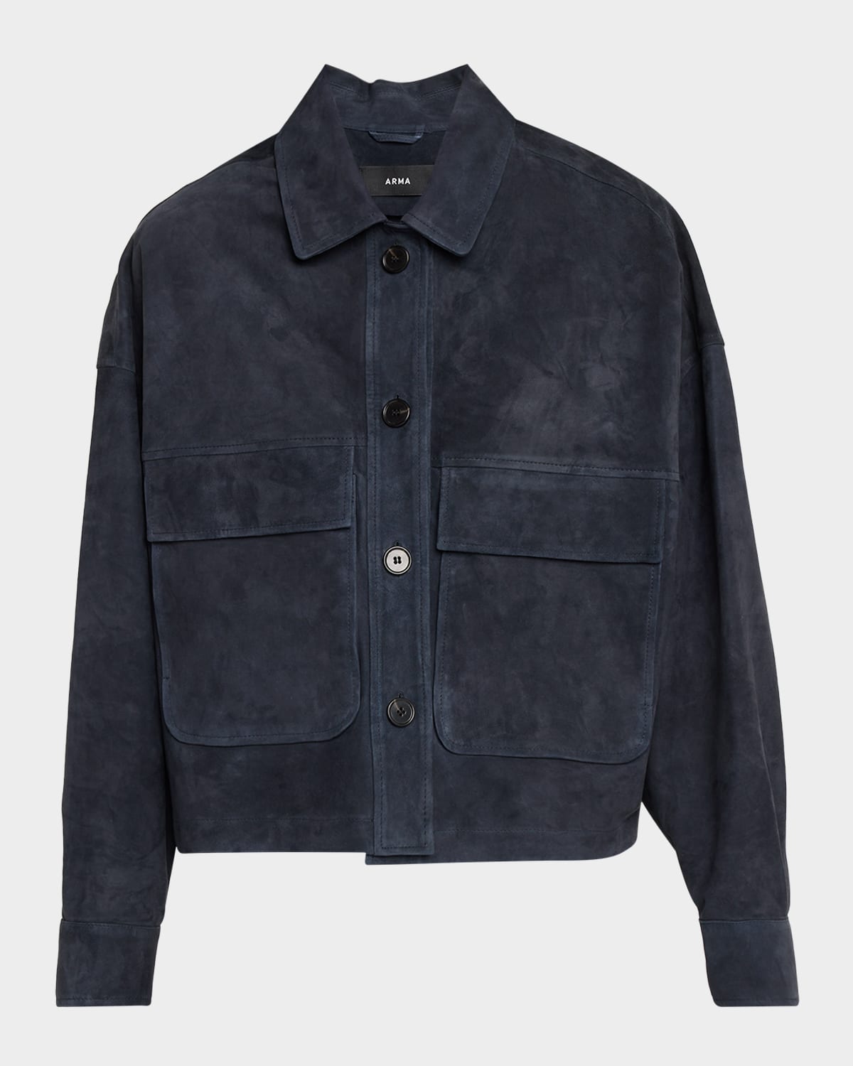 Arma Miri Boxy Lambskin Suede Jacket