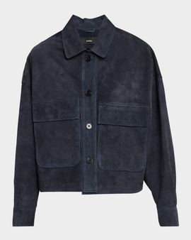 Arma Miri Boxy Lambskin Suede Jacket