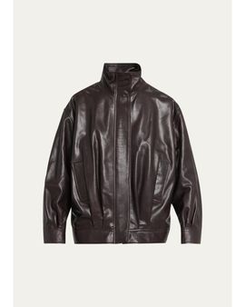 Arma Paula Oversized Leather Jacket