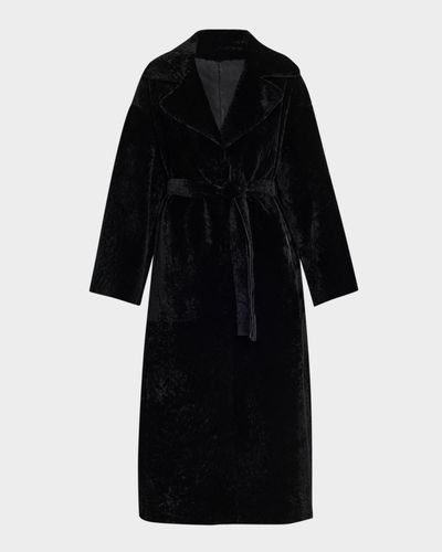 Arma Rien Belted Shearling Coat