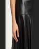 Arma Susana A-Line Leather Midi Skirt - 5