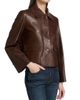 Arma Women's Fem Leather Cropped Jacket - 4