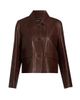 Arma Women's Fem Leather Cropped Jacket - 8