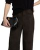 Arma Women's Karina Suede High-Rise Wide-Leg Pants - 6