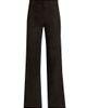 Arma Women's Karina Suede High-Rise Wide-Leg Pants - 8