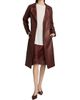Arma Women's Yava Leather Belted Coat - 2
