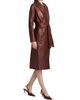 Arma Women's Yava Leather Belted Coat - 4