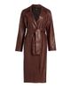Arma Women's Yava Leather Belted Coat - 8