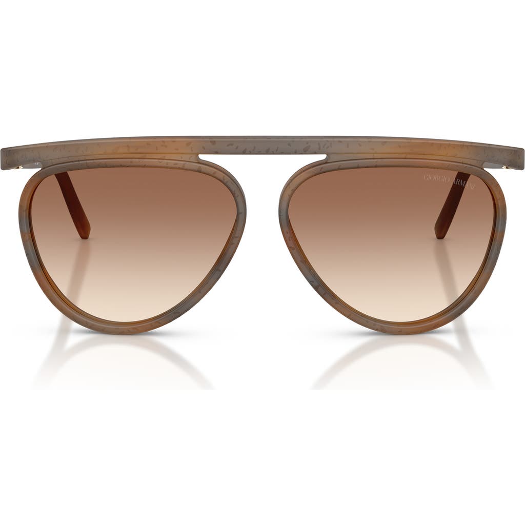 ARMANI ARMANI 58mm Pilot Sunglasses
