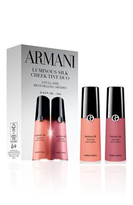 ARMANI ARMANI Luminous Silk Cheek Tint Duo $80 Value