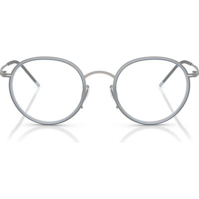 Armani Exchange Armani Exchange 49mm Small Round Optical Glasses