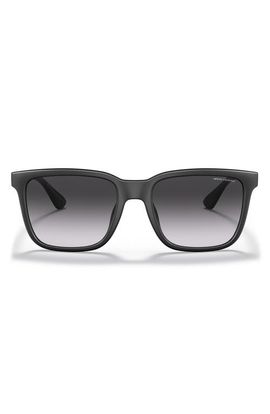 Armani Exchange Armani Exchange 55mm Gradient Rectangular Sunglasses