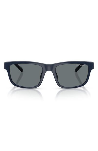 Armani Exchange Armani Exchange 55mm Rectangular Sunglasses