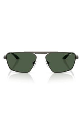 Armani Exchange Armani Exchange 56mm Aviator Sunglasses