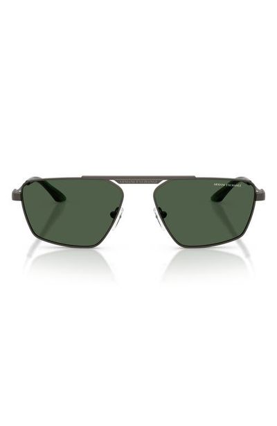 Armani Exchange Armani Exchange 56mm Aviator Sunglasses