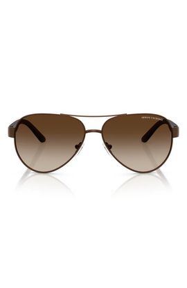 Armani Exchange Armani Exchange 59mm Gradient Pilot Sunglasses
