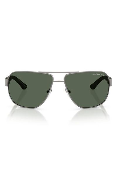 Armani Exchange Armani Exchange 62mm Aviator Sunglasses