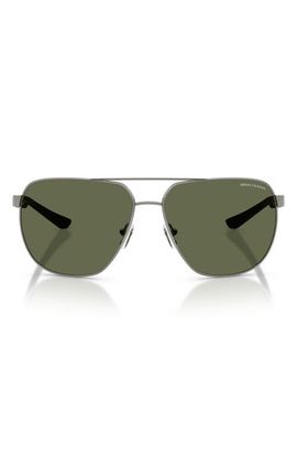 Armani Exchange Armani Exchange 63mm Aviator Sunglasses