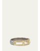 Armenta 18K Yellow Gold and Sterling Silver Ring with White Diamonds - 3