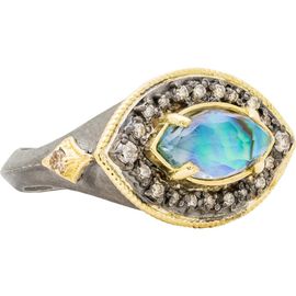 Armenta Armenta Blue Mother of Pearl Ring 
