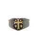 Armenta Armenta Men's Cross Shield Signet Ring  - 1