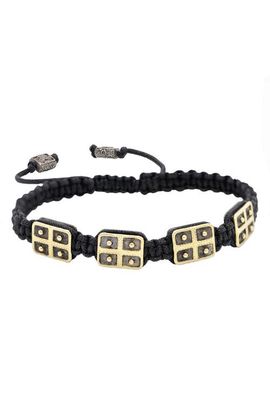 Armenta Armenta Men's Romero Crivelli Cross Station Slider Bracelet 