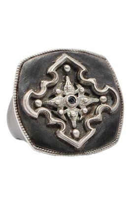 Armenta Armenta Men's Romero Cross Signet Ring