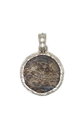 Armenta Armenta Monk Coin Pendant Charm