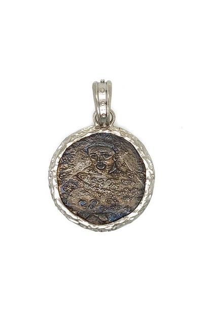 Armenta Armenta Monk Coin Pendant Charm