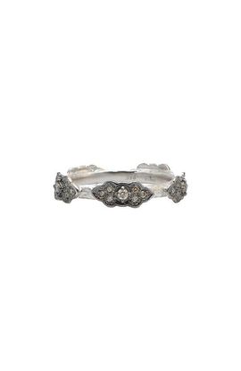 Armenta Armenta New World Scrollwork Diamond Sterling Silver Stackable Ring 