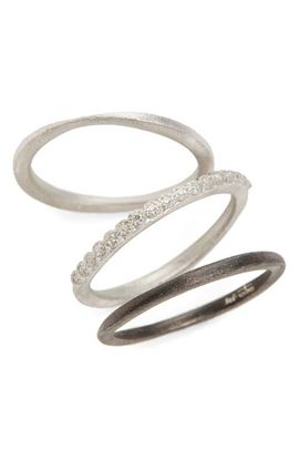 Armenta Armenta New World Set of Three Stacking Rings
