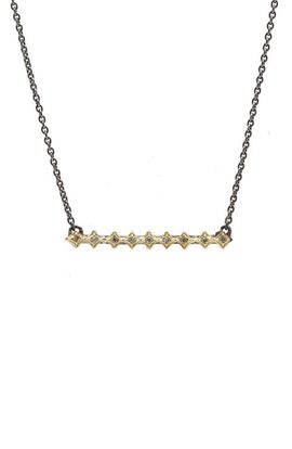 Armenta Armenta Old World Crivelli Bar Pendant Necklace
