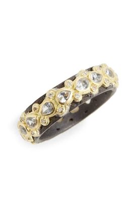 Armenta Armenta Old World Lacy Eternity Diamond & Sapphire Ring