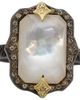 Armenta Armenta Old World Mother-of-Pearl Doublet Ring - 1