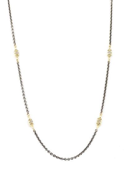 Armenta Armenta Old World White Sapphire Station Necklace