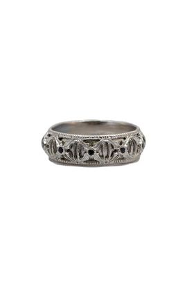 Armenta Armenta Romero Black Sapphire Ring