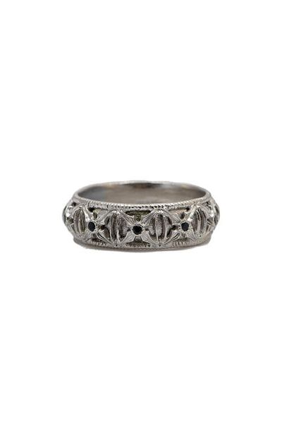 Armenta Armenta Romero Black Sapphire Ring