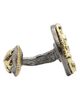 Armenta Armenta White Diamond & Sapphire Royal Cuff Links - 2