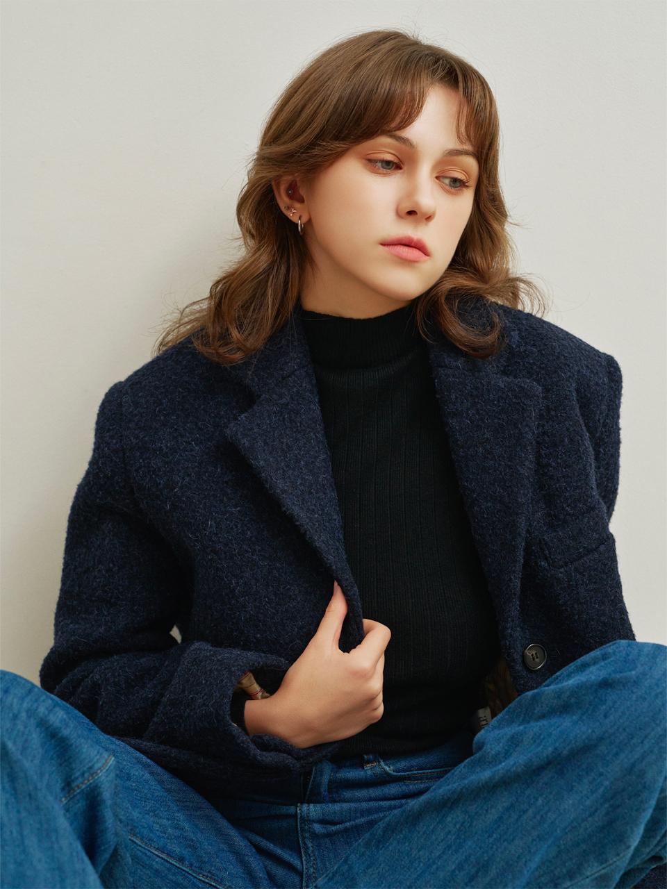 ARMOIRE SECRET Alpaca Wool Quilted Luxury Winter Jacket