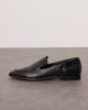 ARRANGE ARRANGE Alba premium leather minimal loafers in black - 2