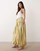 ARRANGE ARRANGE balloon pants with tie waist in yellow stripes-Multi - 3