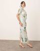 ARRANGE ARRANGE botanical floral embellished lace midi skirt in light blue - part of a set - 2