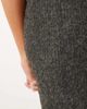 ARRANGE ARRANGE boucle knit straight leg pants in charcoal - part of a set-Gray - 4