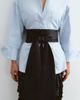 ARRANGE ARRANGE chunky belt with fringe in black - 2