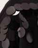 ARRANGE ARRANGE compact knit paillette sequin tee in black - 2