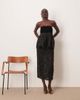 ARRANGE ARRANGE cornelli floral cutwork midi skirt in black - part of a set - 1