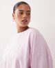 ARRANGE ARRANGE cotton oversized long sleeve T-shirt in light pink - 3