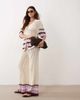 ARRANGE ARRANGE crochet pants in cream - part of a set-Multi - 1