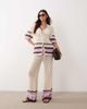 ARRANGE ARRANGE crochet pants in cream - part of a set-Multi - 2